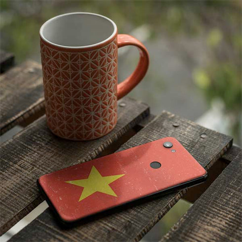 Vietnam Flag Distressed Google Pixel 3a XL Skin